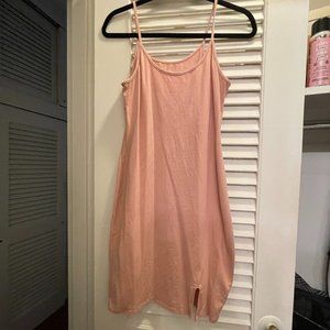 Women's Slit Bodycon Knit Dress - Wild Fable™ Blush Pink XL